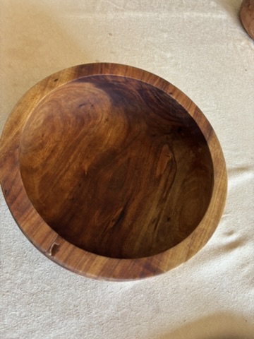 Bowl / tazón de madera natural