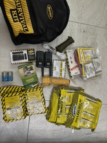 Kit de supervivencia emergencia Mayday completo