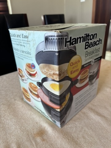 Hamilton Beach Breakfast Sandwich Maker